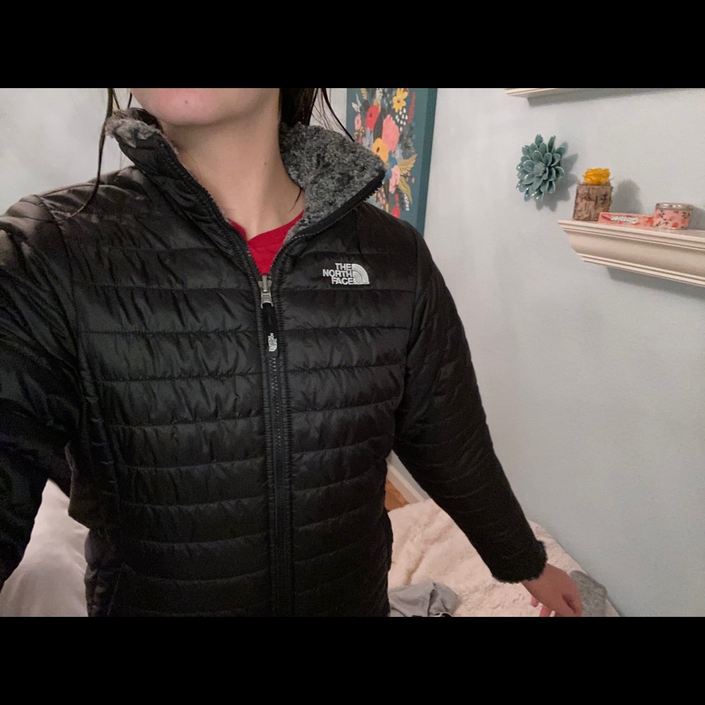 North Face Reversible Puffy/Cozy Jacket!! Gem